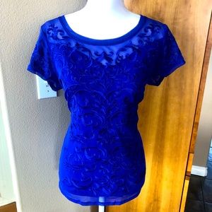 INC Indigo Tee